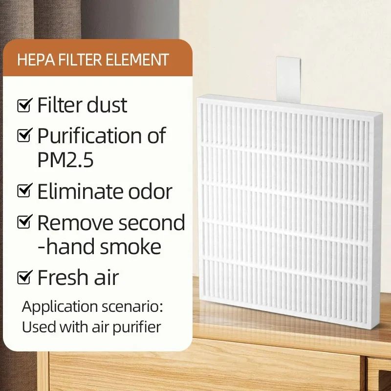 Desktop Air Purifier with HEPA Filter Portable Air Cleaner Odor Remover Mini Air Freshener for Car Bedroom Office