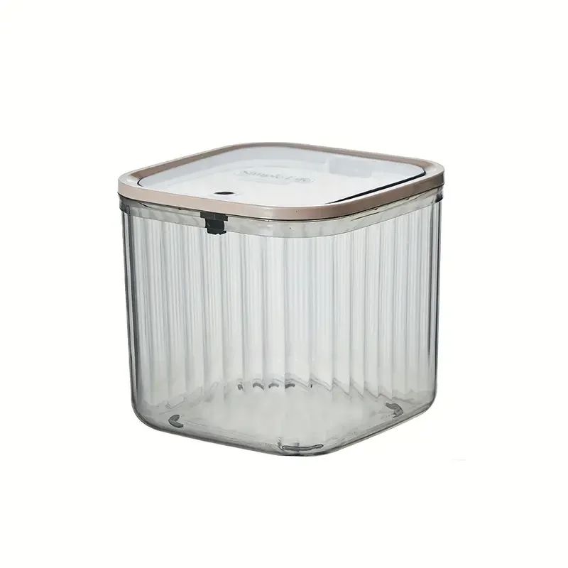 Transparent Mini Desktop Storage Box with Pop-Up Lid & Waterproof Seal