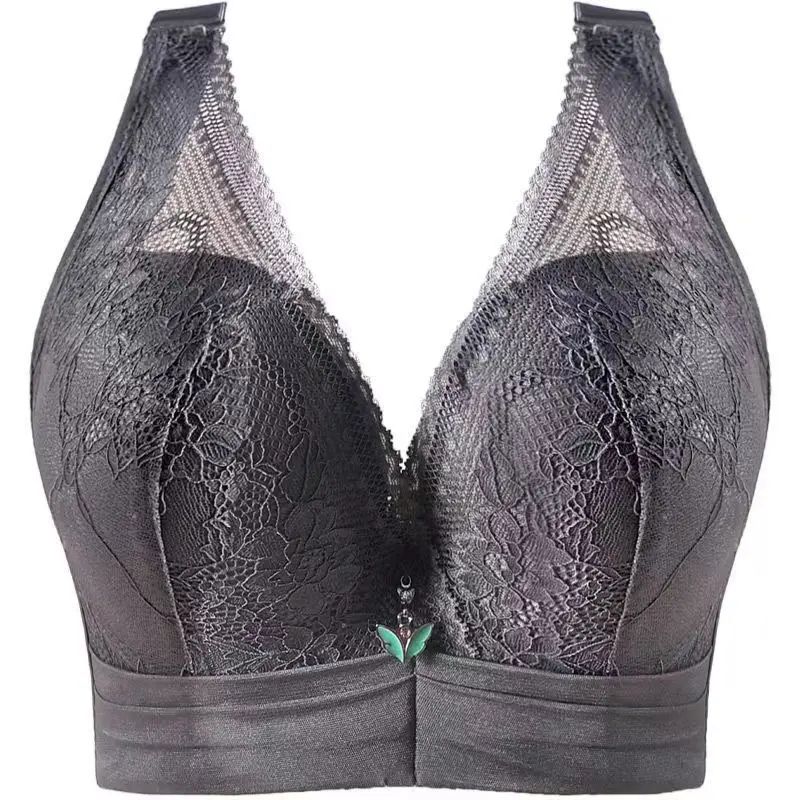 MINGYUYA Plus Size Push Up Bra 95D – Front Closure Anti-Sagging Full Cup Shaping Bra
