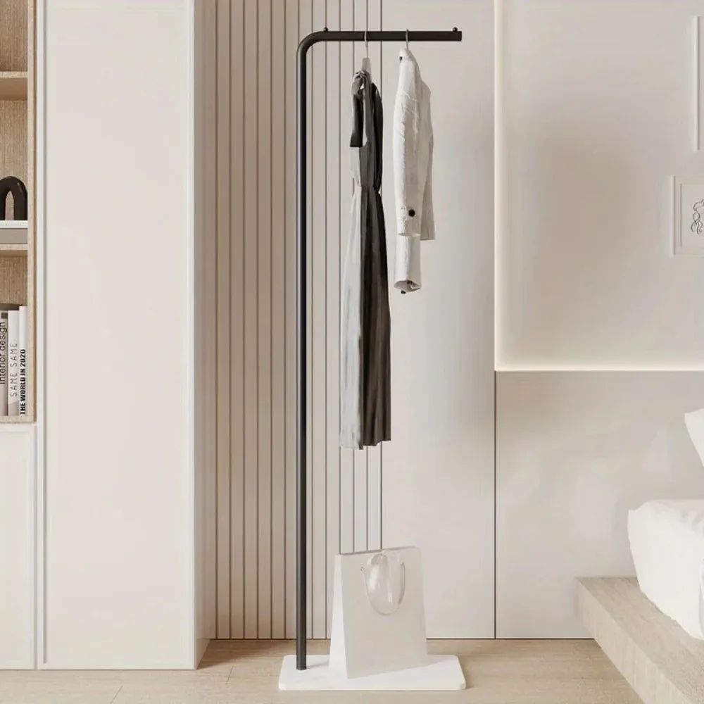 LuxeStand Modern Single Rod Coat Rack – Floor Standing Metal | Inspire ...