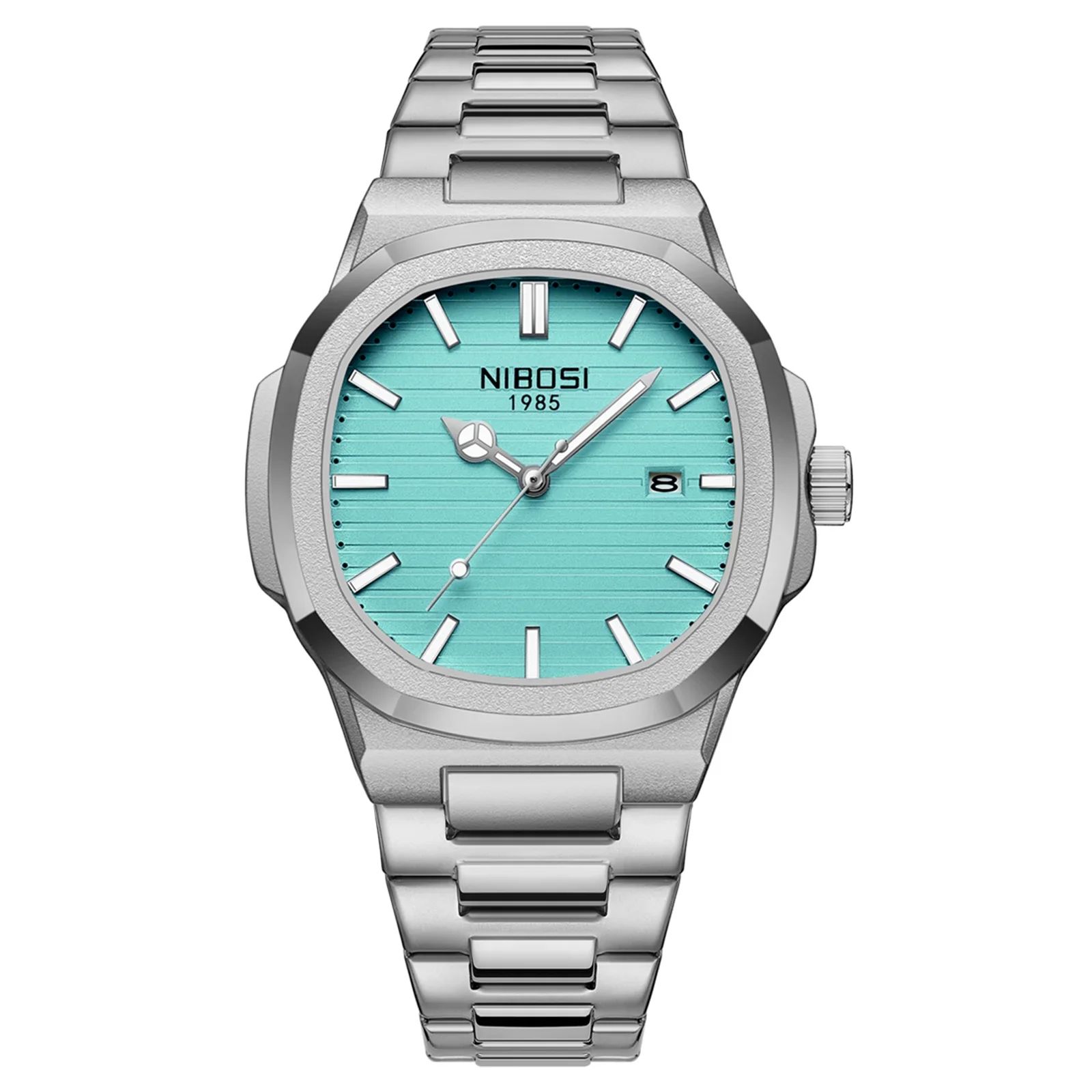 NIBOSI 2632 Luxury Sport Chronograph Men's Quartz Watch – 98ft Waterproof Stainless Steel