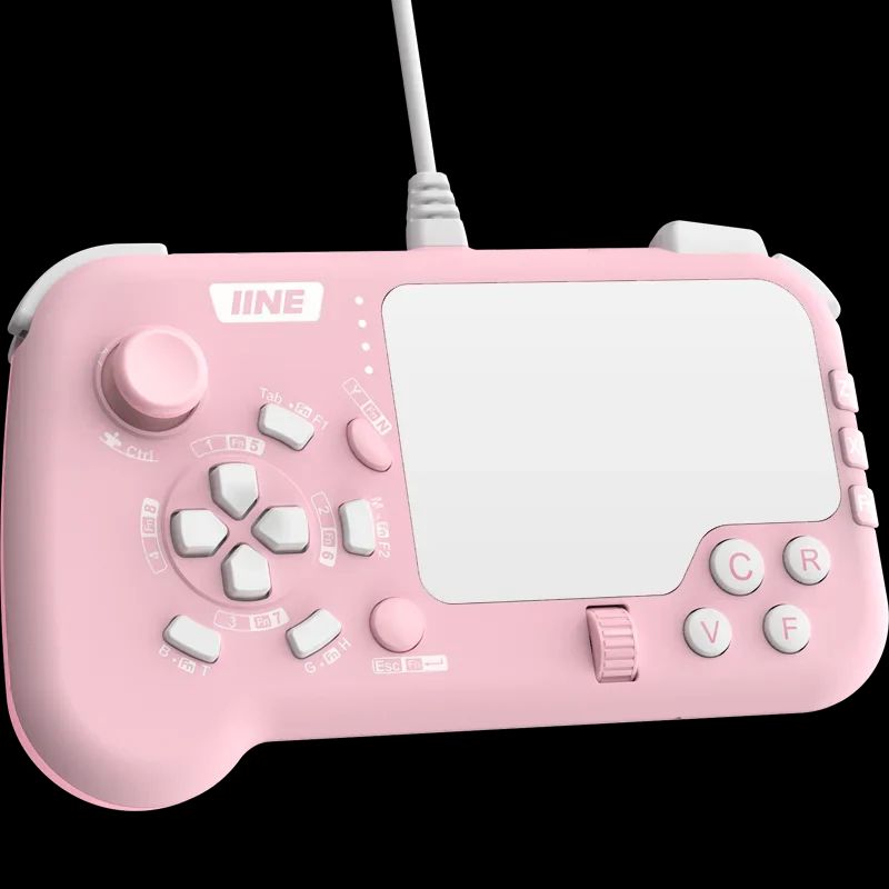 IINE AirTouch Wireless Keyboard & Mouse Gamepad - 2.4G Touchpad Controller Combo for PC