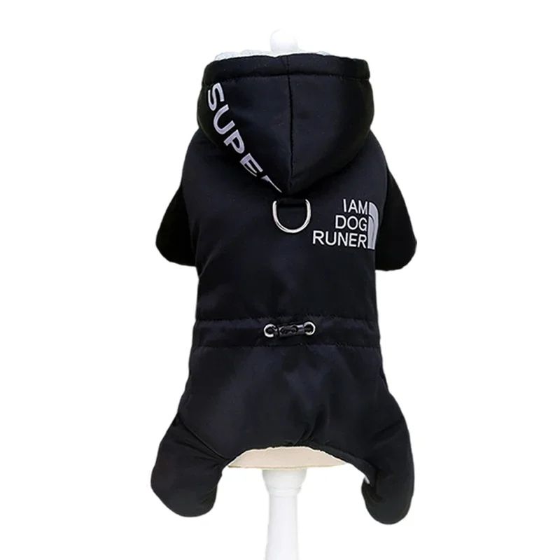 FrostPaws Thicken Waterproof Dog Jumpsuit – Warm Winter Hoodie Coat for Small Dogs