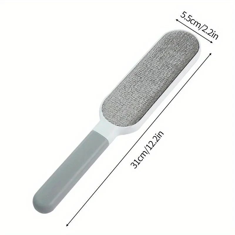 Double-Sided Pet Hair Remover Brush – Reusable Electrostatic Lint Cleaner for Furniture & Clothes