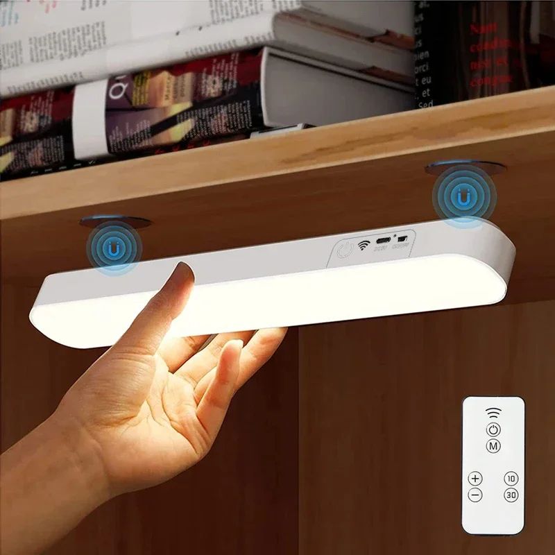 Magnetic Rechargeable LED Desk Lamp – Touch & Remote Control | Inspire ...