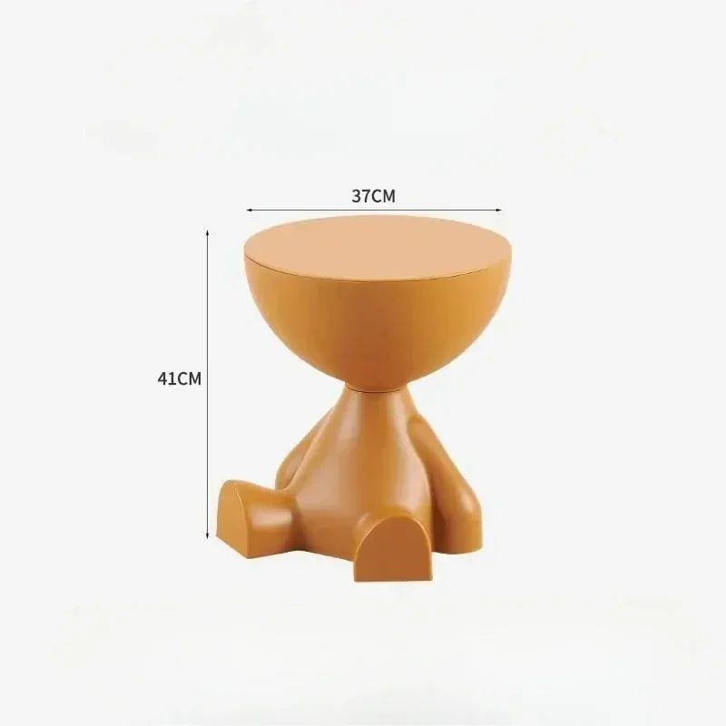 Modern Cream Round Side Table – Minimalist Sofa & Bedside Accent Coffee Table