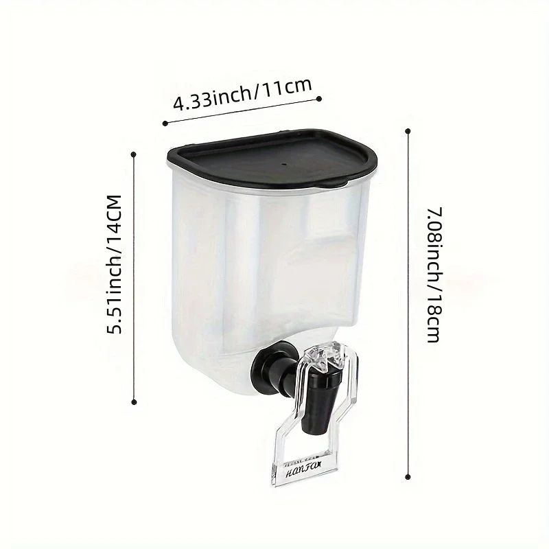 Wall-Mounted Oil Dispenser Bottle – Transparent Liquid Seasoning Container with Controlled Pour