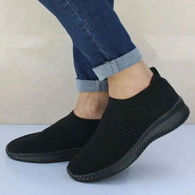 Women's Chunky Platform Sock Sneakers – Slip-On Walking Shoes & Casual Fashion Trainers