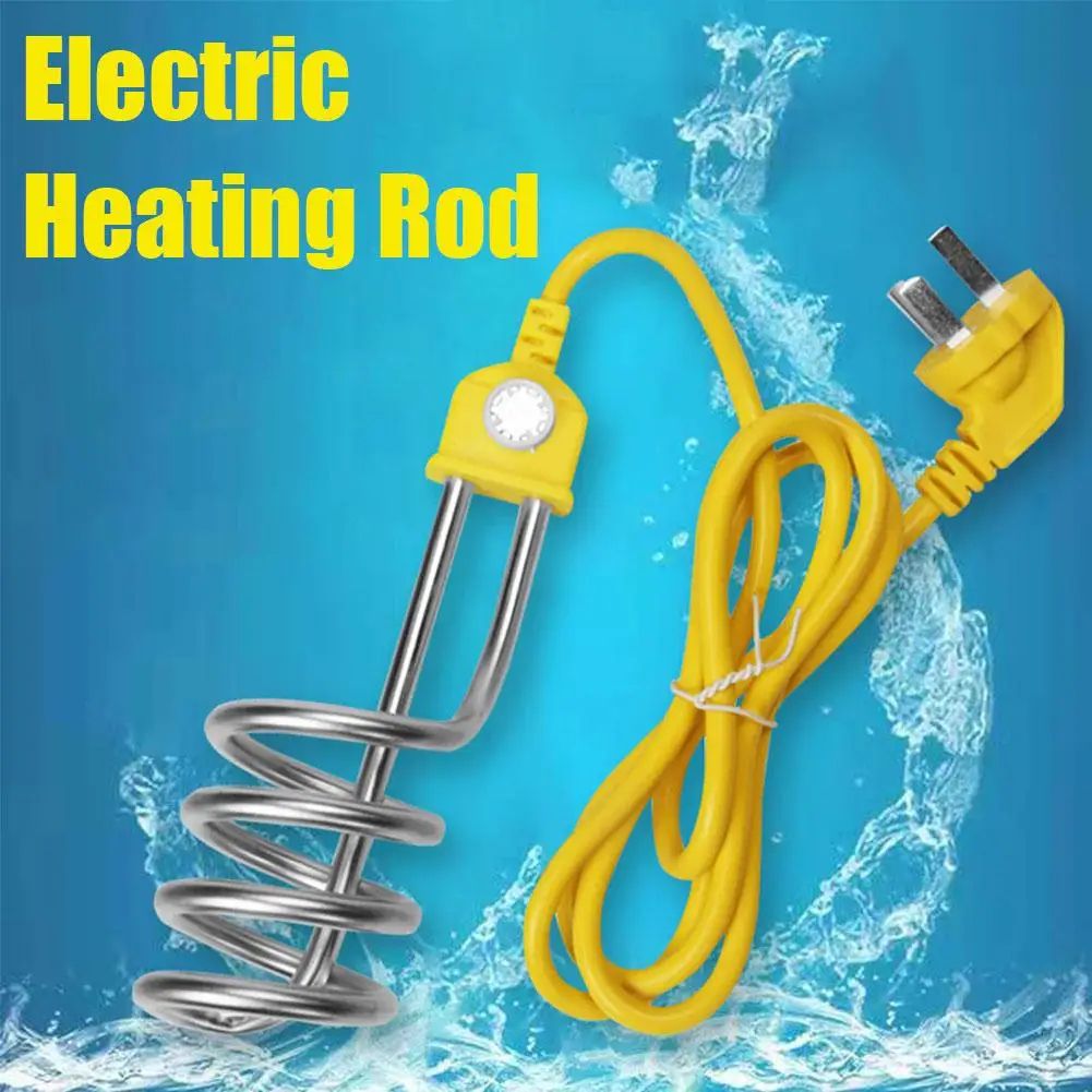 600W Portable Immersion Water Heater Rod - Mini Travel Electric Boiler for Coffee, Tea & Hot Water