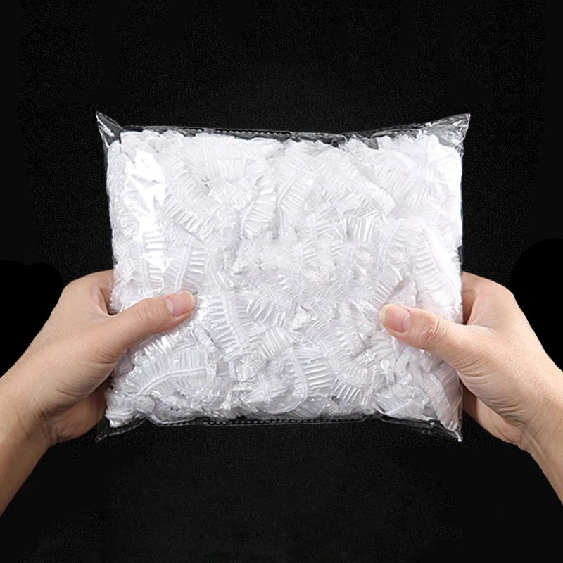 100pcs Disposable Elastic Food Cover Set – Stretchable Cling Film Bowl Covers for Fresh Keeping