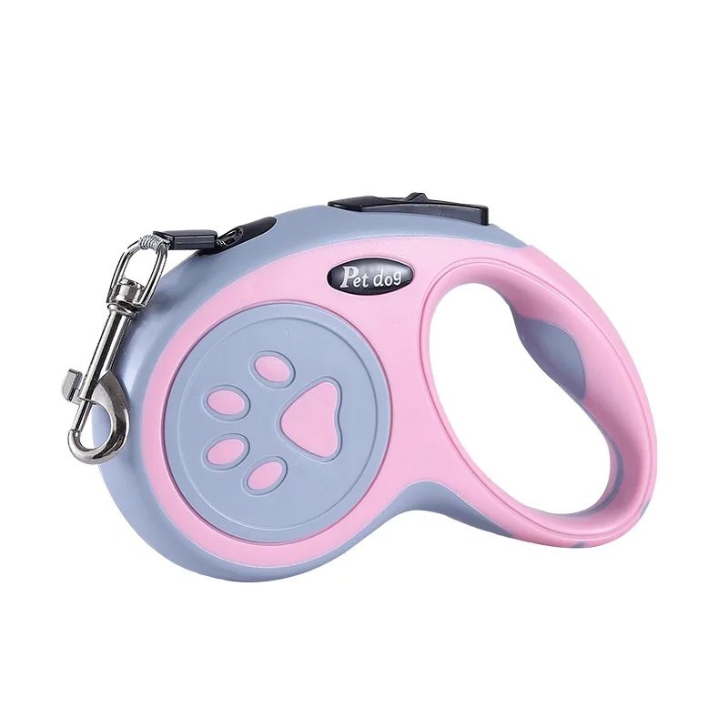 FlexiPaw Retractable Dog Leash – Automatic 9.84 ft/16.4 ft Nylon Lead for Small Dogs & Puppies