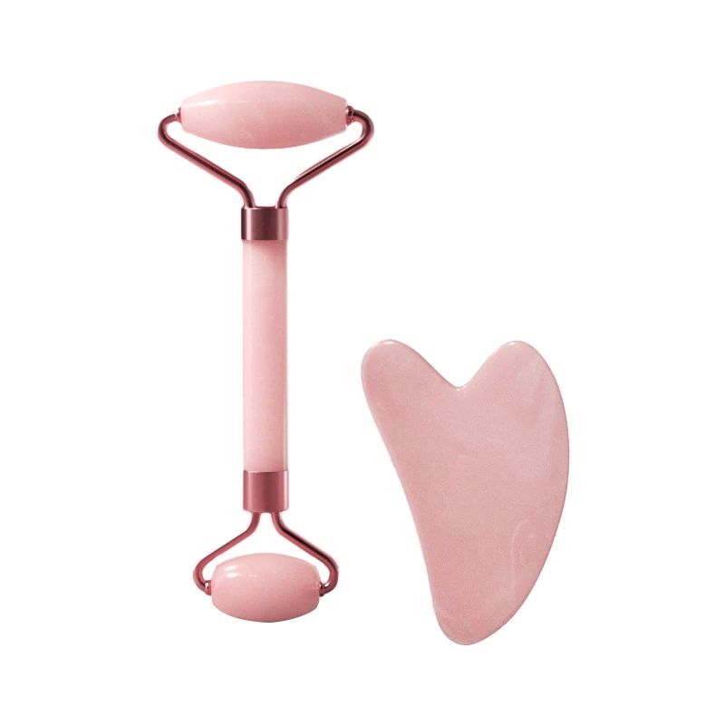 Resin Facial Roller & Gua Sha Set – Face, Neck & Eye Massage Tool for Lifting, Sculpting & Skincare