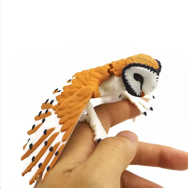 3D Printed Eagle Hawk Movable Figurine – Realistic Bird Model DIY Home Decor Gift