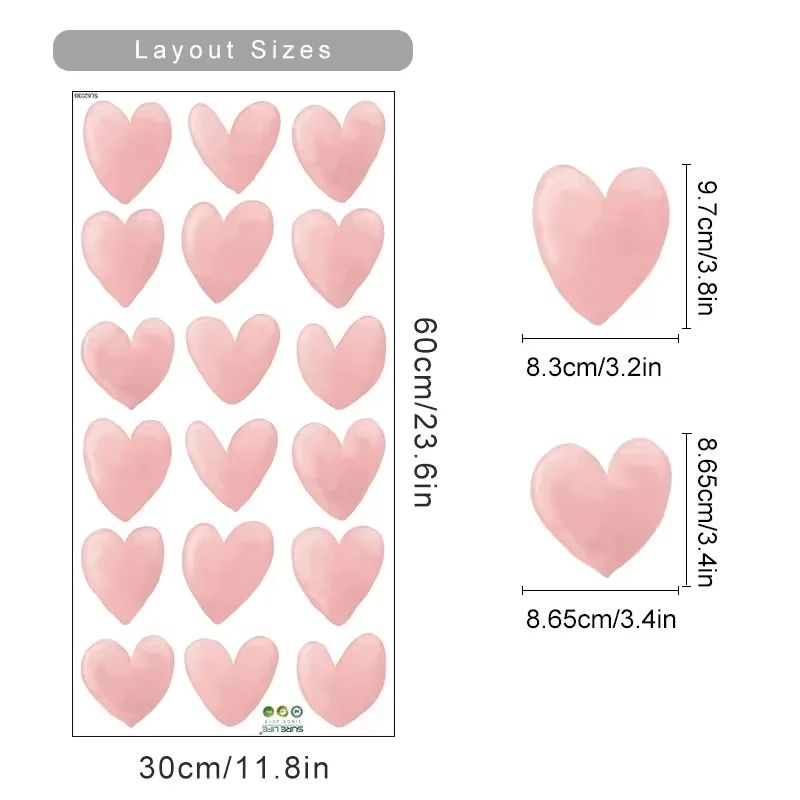Pink Cartoon Bear Balloon Wall Stickers – Cute Nursery Vinyl Decals for Kids Room Decor