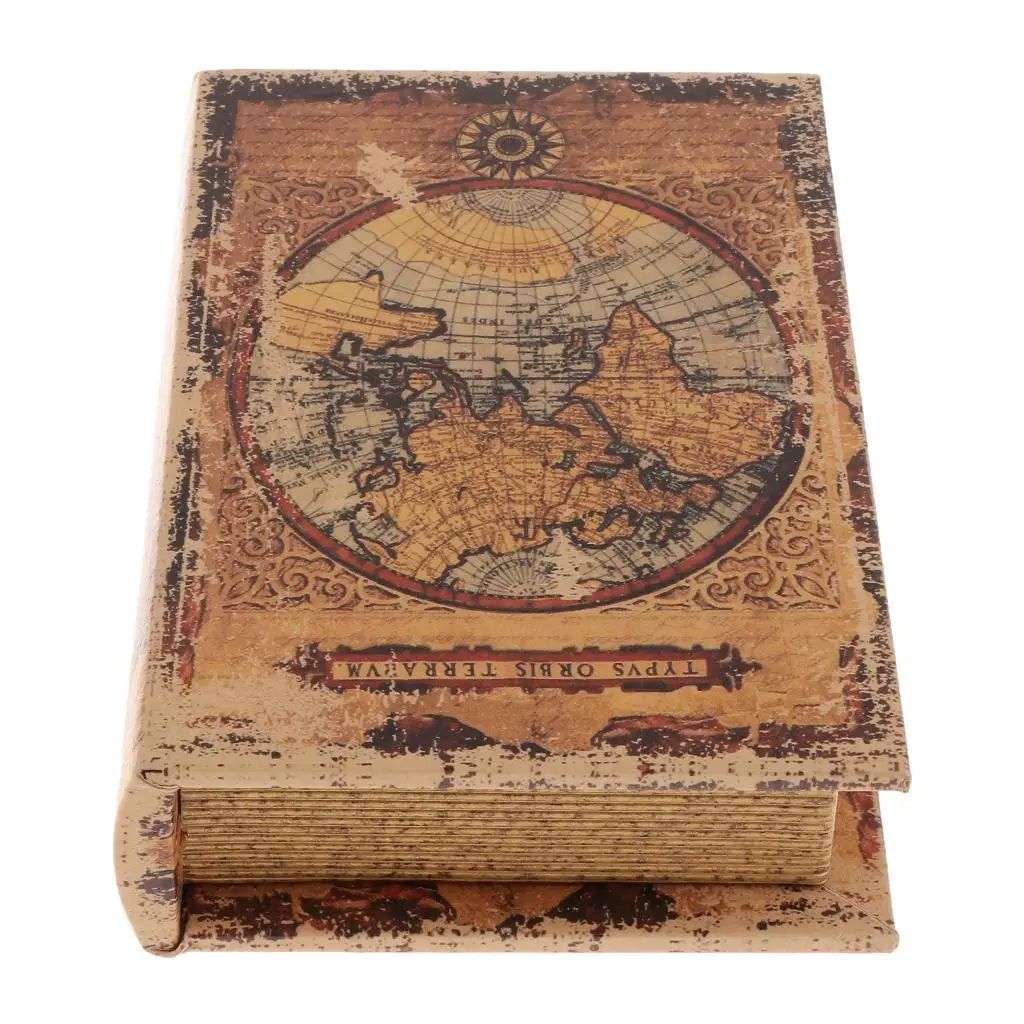 Vintage Faux Book Storage Box – Decorative Hidden Organizer for Jewelry, Keys & Home Decor