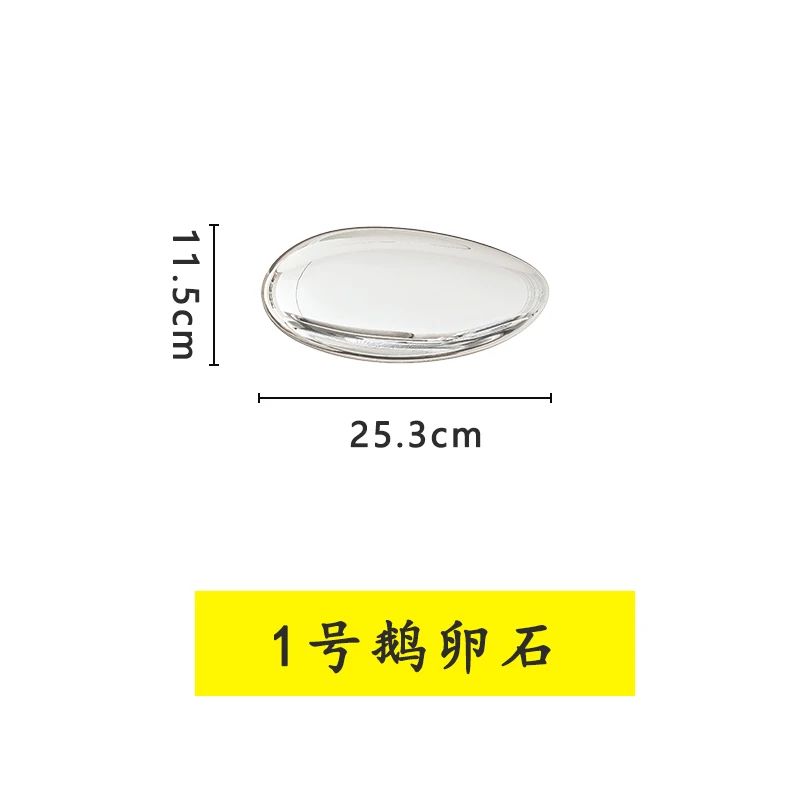 Modern Luxury Water Drop Wall Pendant – Imitation Stainless Steel Goose Egg Stone Decor for Elegant Interiors