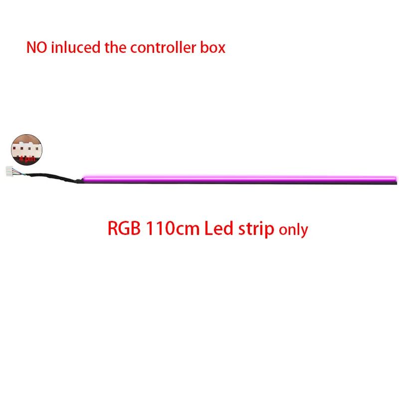 22-in-1 RGB Symphony Car Ambient Light Kit – 213 Color LED Interior Acrylic Strip Lights Universal Fit