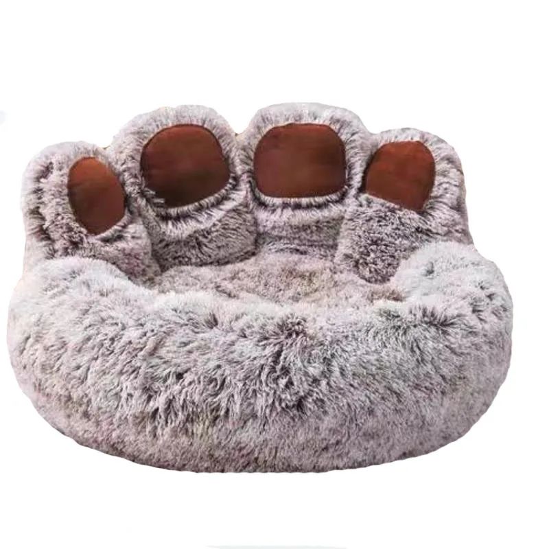 Ultra-Plush Winter Dog Bed Sofa – Warm Calming Pet Bed Basket for Dogs, Cats & Puppies