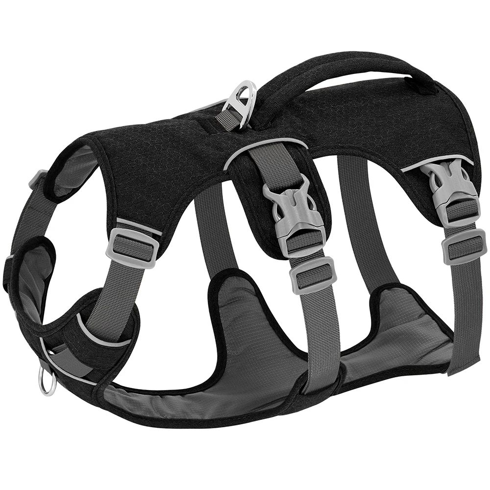 Escape-Proof Reflective Dog Harness Vest with Handle – Adjustable No-Pull Nylon Harness for Small, Medium & Large Dogs