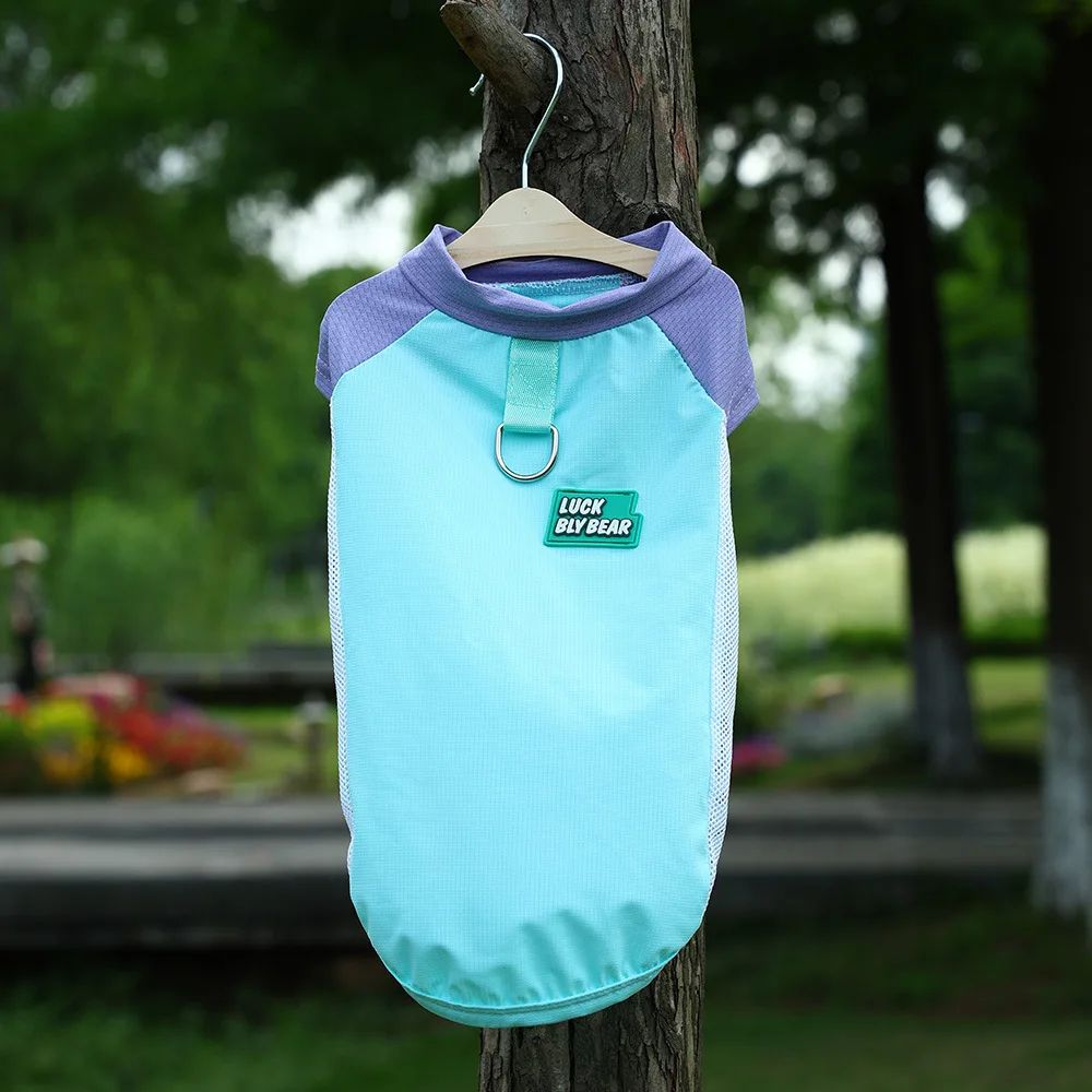 UV Protection Pet Cooling Vest – Breathable Ice Silk Summer Dog & Cat Shirt with Sun Block Protection