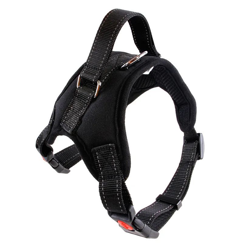 Heavy Duty Dog Harness Vest – Adjustable Nylon Pet Harness for Small, Medium & Large Do