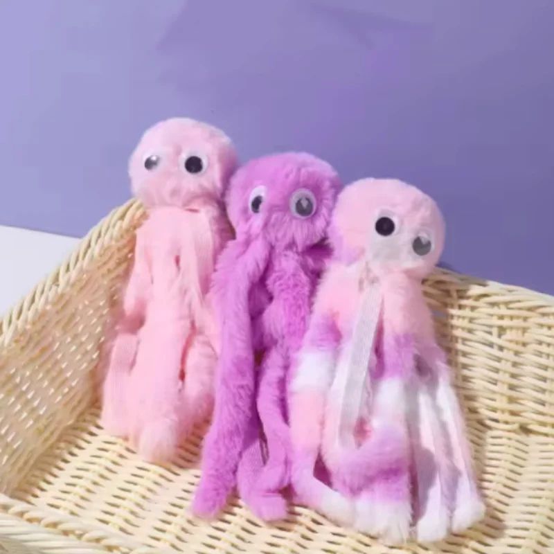 Plush Octopus Catnip Toy – Interactive Soft Kitty Plush for Play, Comfort & Stress Relief