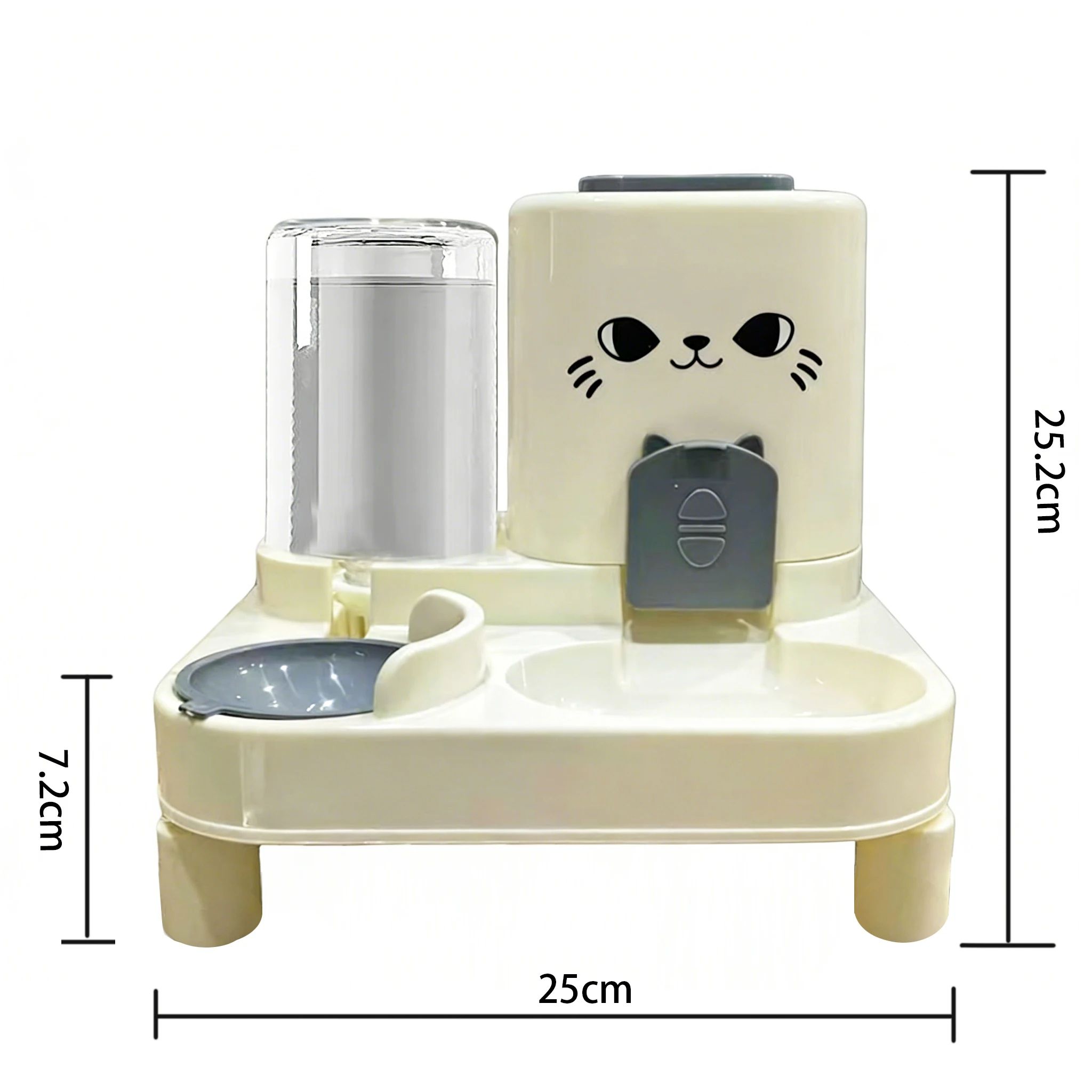 Large Capacity Automatic Gravity Pet Feeder & Water Dispenser Set – Spill-Proof Food and Water Station for Cats & Dogs