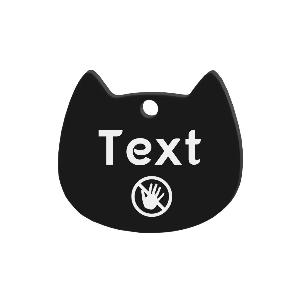 Personalized Stainless Steel Pet ID Tag – Custom Engraved Cat & Dog Name Tag Charm with Phone Number