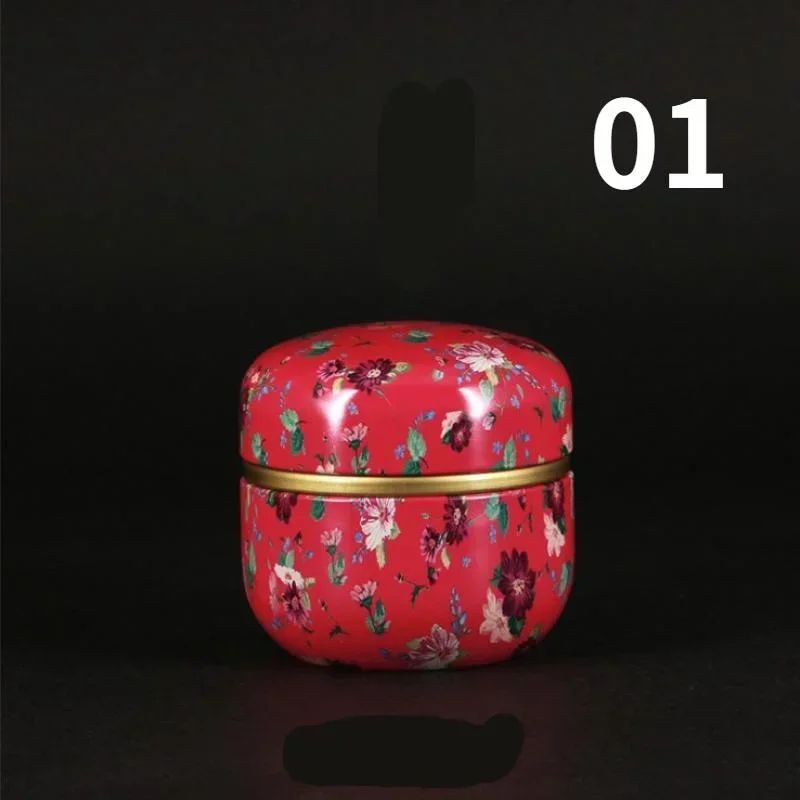 Vintage Iron Tea Storage Canister – Airtight Kitchen Tea Container for Loose Leaf Tea, Coffee, Candy & Snack Storage