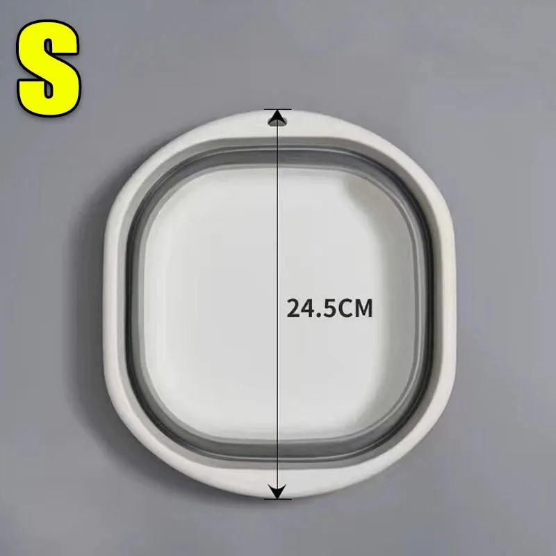 Collapsible Silicone Foot Bath Basin – Foldable Portable Wash Bowl for Pedicure, Travel & Home Spa