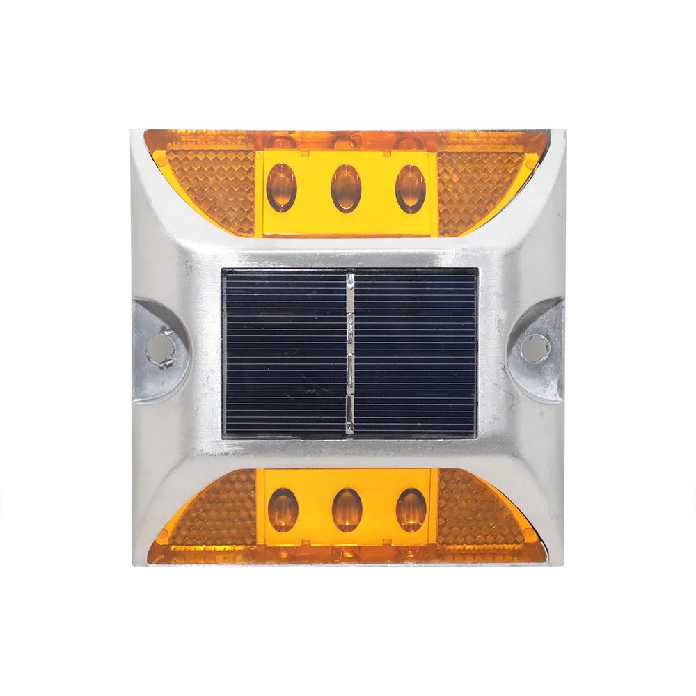 LED Solar Ground Marker Light – Waterproof Cast Aluminum Driveway, Pathway & Garden Landscape Safety Light