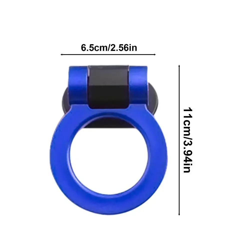 Universal Front & Rear Trailer Tow Hook – Heavy-Duty Circular Bumper Recovery Ring for Cars, SUVs & Trucks, Easy Install