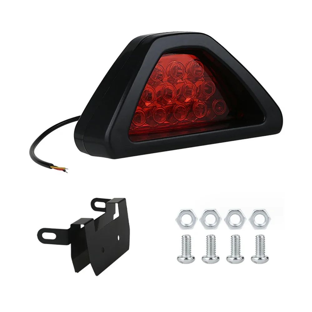 F1 Style LED Brake Light – 12 LED Waterproof Flashing Rear Tail Light for Cars, Motorcycles, SUVs & Trucks