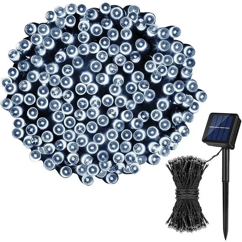 Solar LED String Lights – Waterproof 20 & 100 LED Outdoor Fairy Lights with 8 Lighting Modes