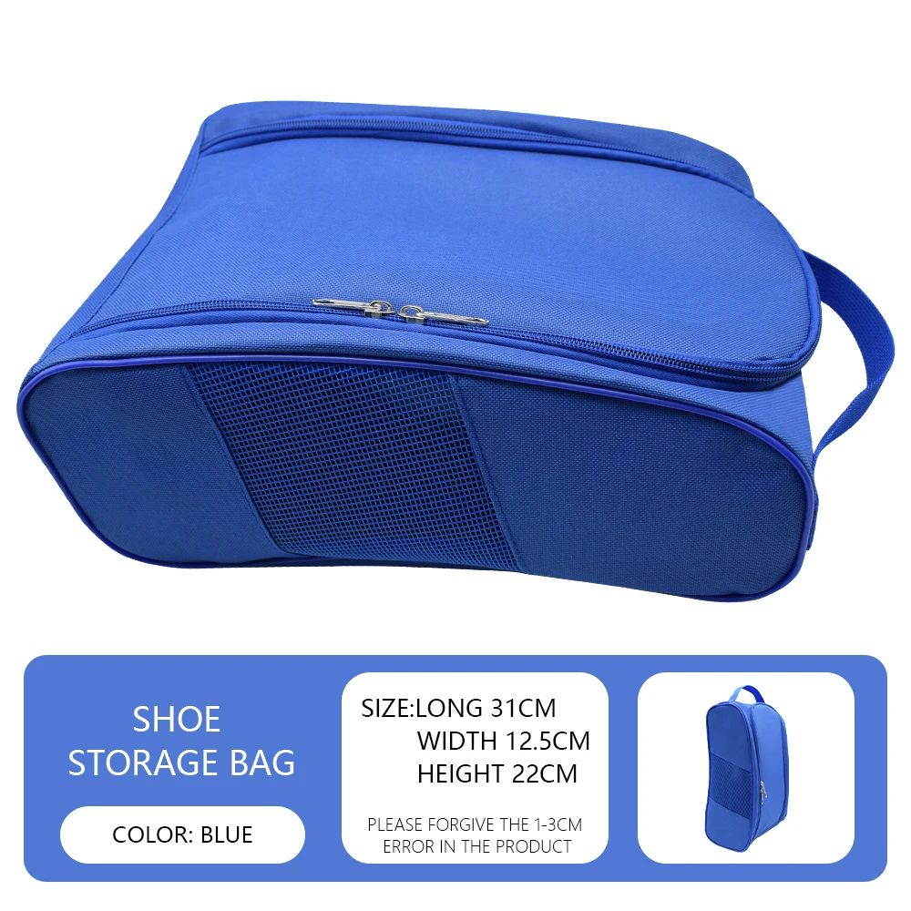 Breathable Golf Shoe Bag – Portable Sports Shoe Storage Travel Organizer with Carry Handle for Men & Women