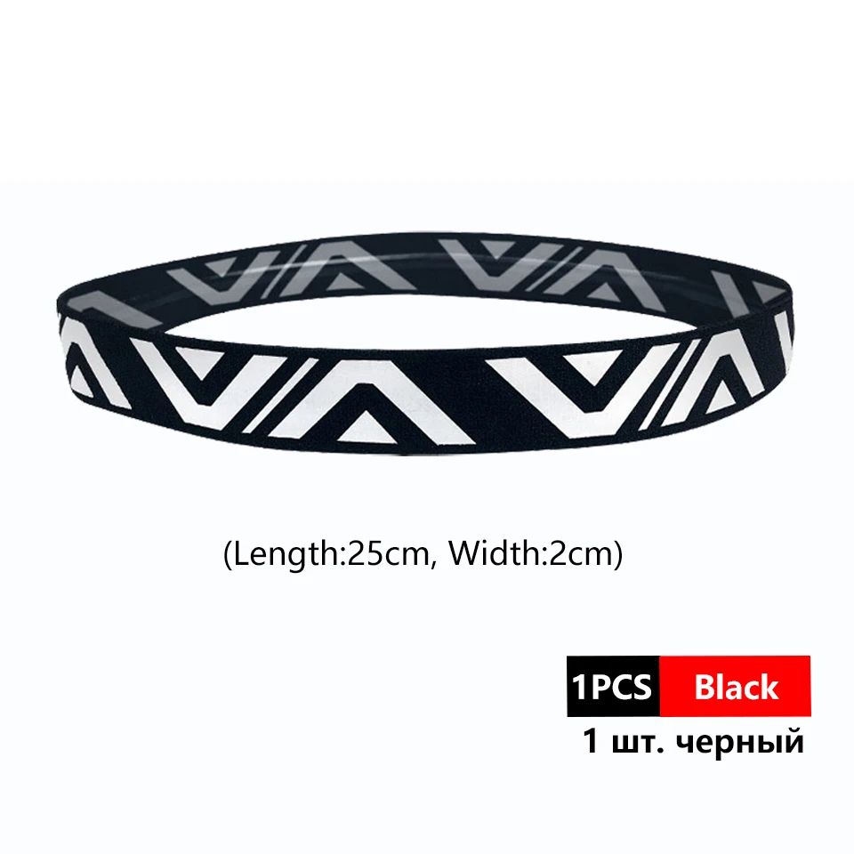 1pc Breathable Sports Sweat Headband – Elastic Non-Slip Moisture Wicking Hairband for Running, Yoga & Fitness