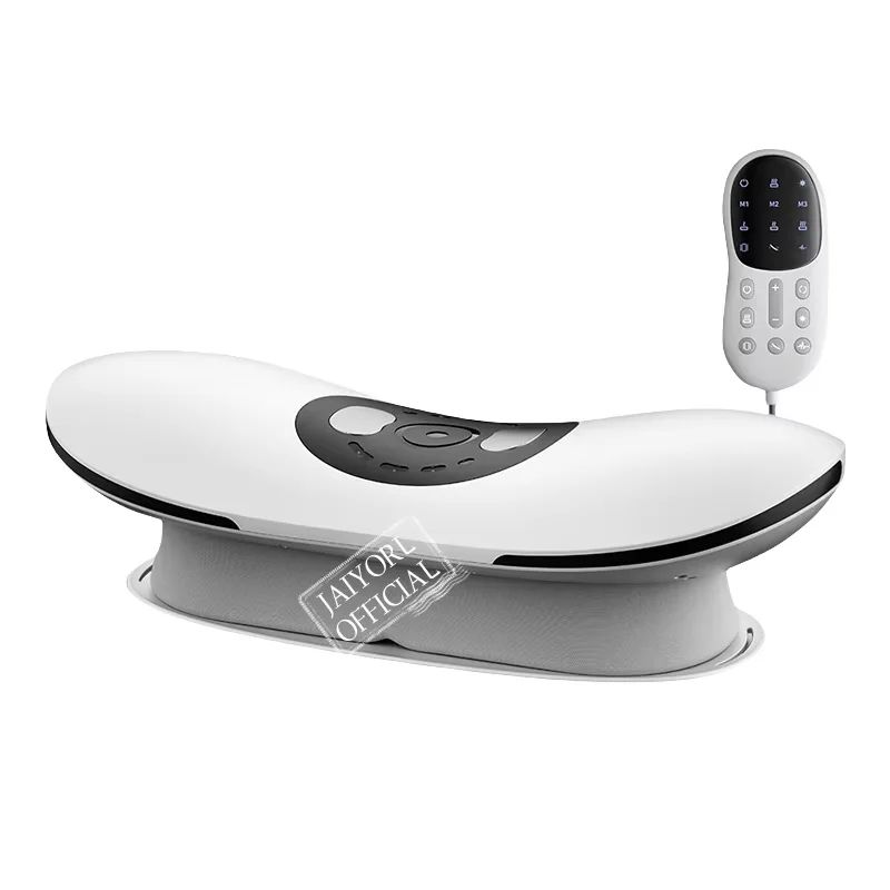 Electric Lumbar Traction Back Massager with Heat & Adjustable Intensity – Inflatable Back Stretcher for Pain Relief