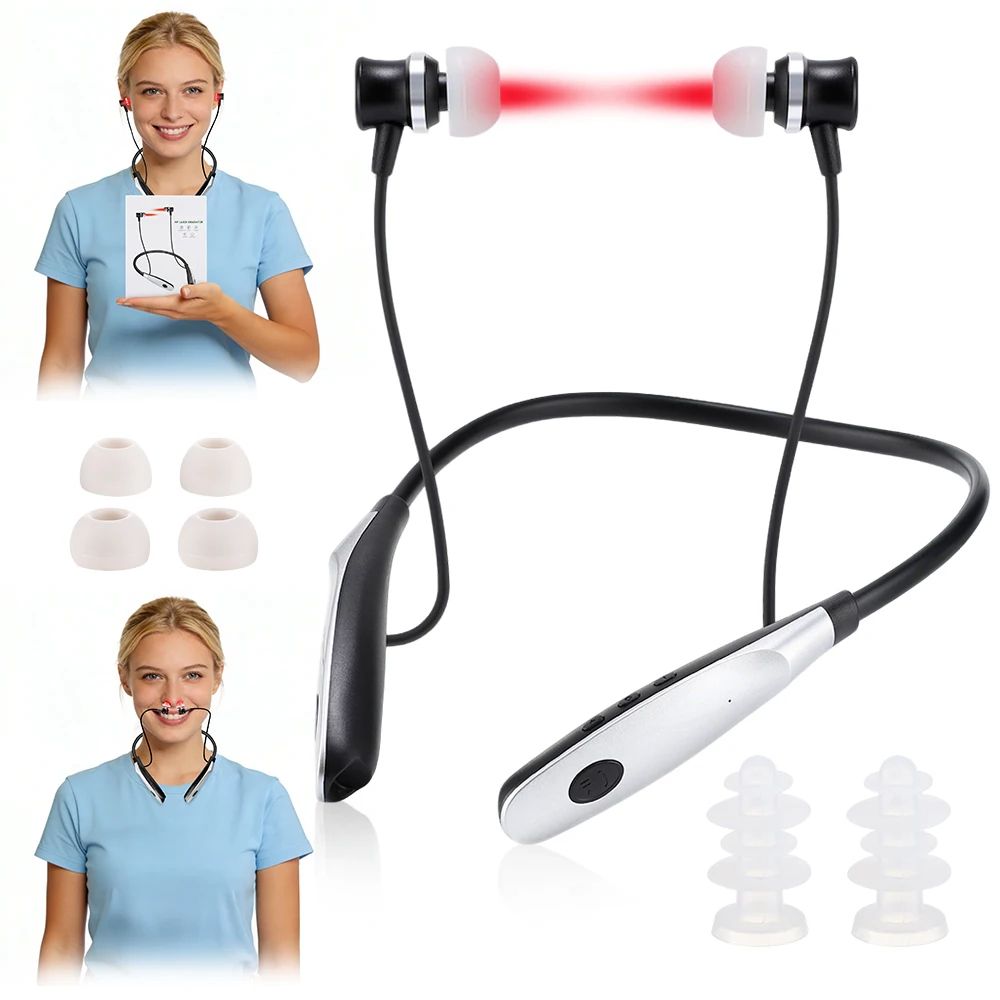 2-in-1 LED Nasal & Ear Light Therapy Device – Rechargeable Infrared Nasal Care for Nasal Comfort & Ear Wellness