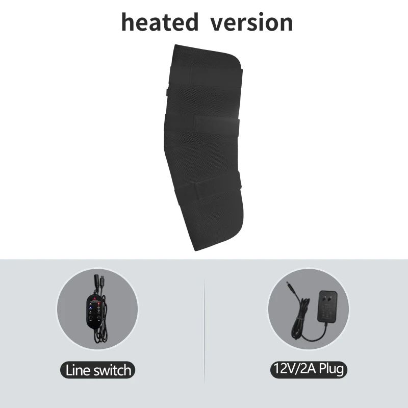 Long Leg Heating Pad with Vibration Massager – Heated Thigh Knee & Calf Wrap for Muscle Pain Relief & Recovery