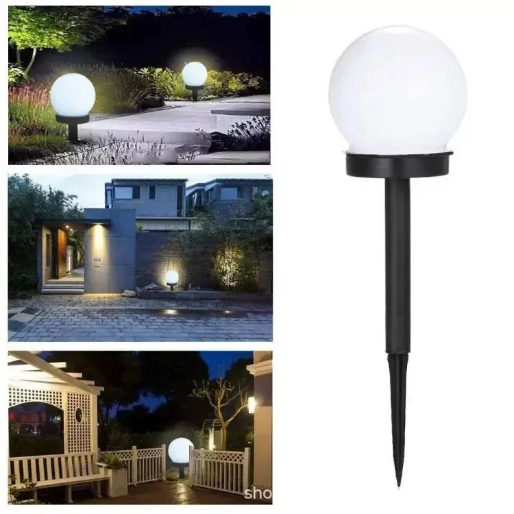 Heinast Solar Powered LED Garden Globe Light – Waterproof Outdoor Lawn, Yard & Pathway Landscape Lamp