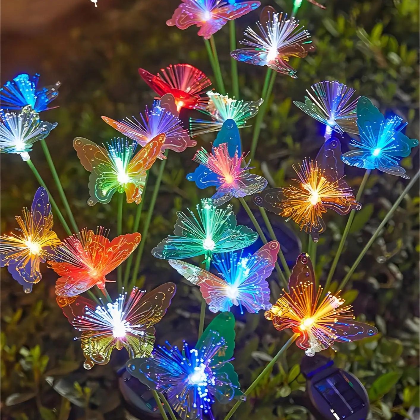 Solar Butterfly Garden Stake Lights – 6 LED Waterproof Outdoor Pathway, Yard & Patio Decor