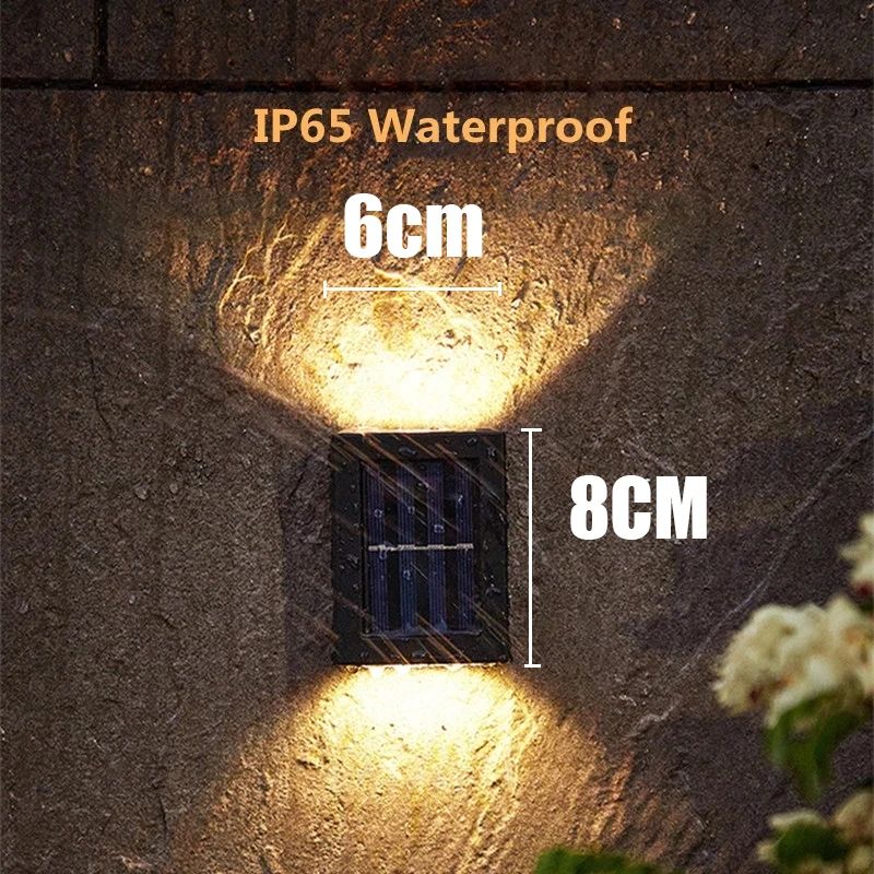 AlliLit LED Solar Step Lights – Waterproof Outdoor Deck, Stair, Patio & Garden Path Lights