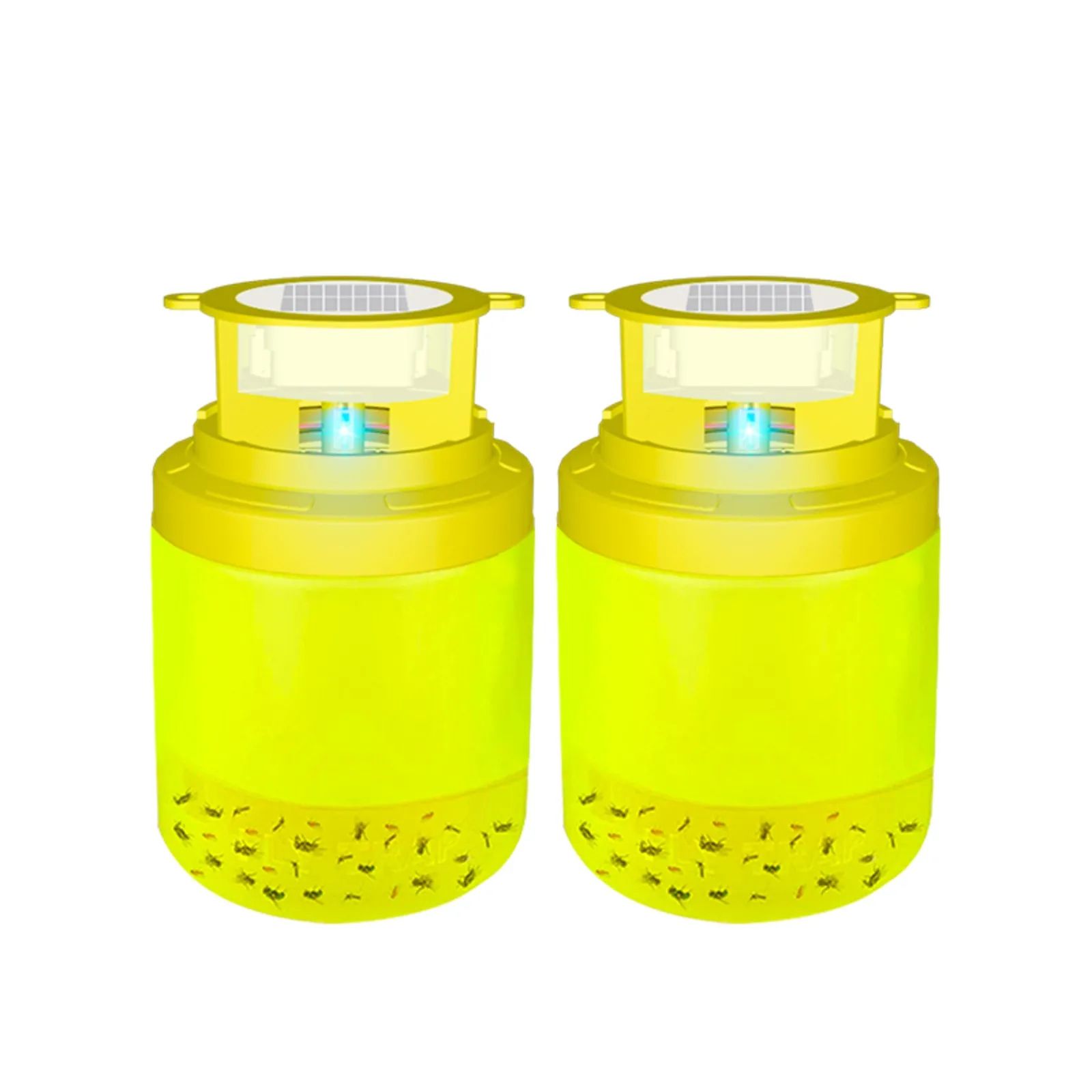 Solar Powered LED Fly Trap – Waterproof Outdoor Hanging Insect Trap for Gardens, Farms & Camping