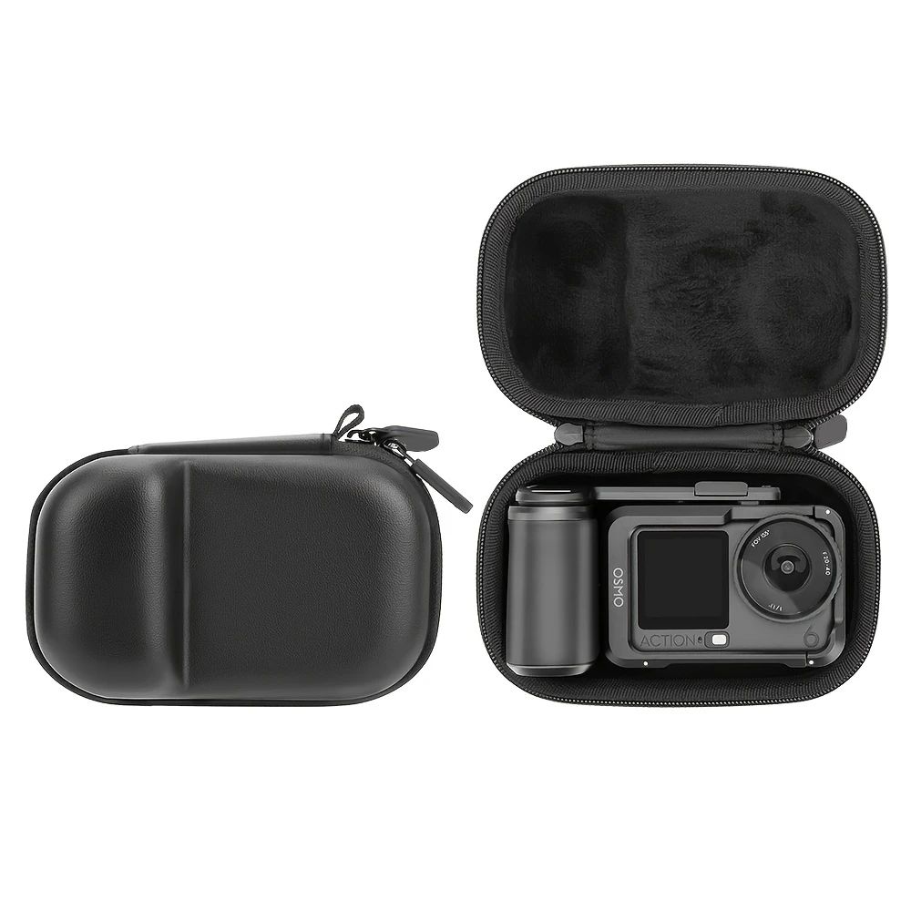 Portable Carrying Case for DJI Osmo Action 6/5 Pro/4/3 & Insta360 Ace Pro 2 – Protective Storage Bag with Wrist Strap