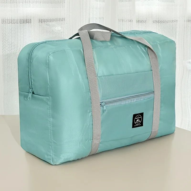 Foldable Expandable Travel Luggage Bag – Large Capacity Nylon Carry-On Tote for Weekend Trips, Gym & Sports