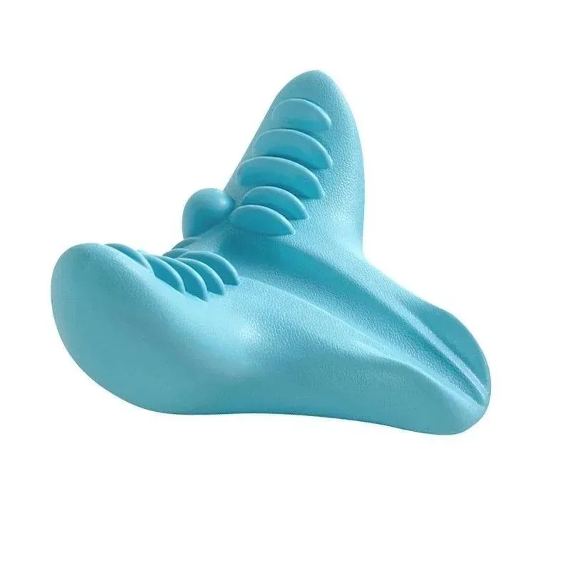 Ergonomic Cervical Neck Traction Pillow – Neck & Shoulder Relaxer, Acupressure Neck Stretcher Massage Support