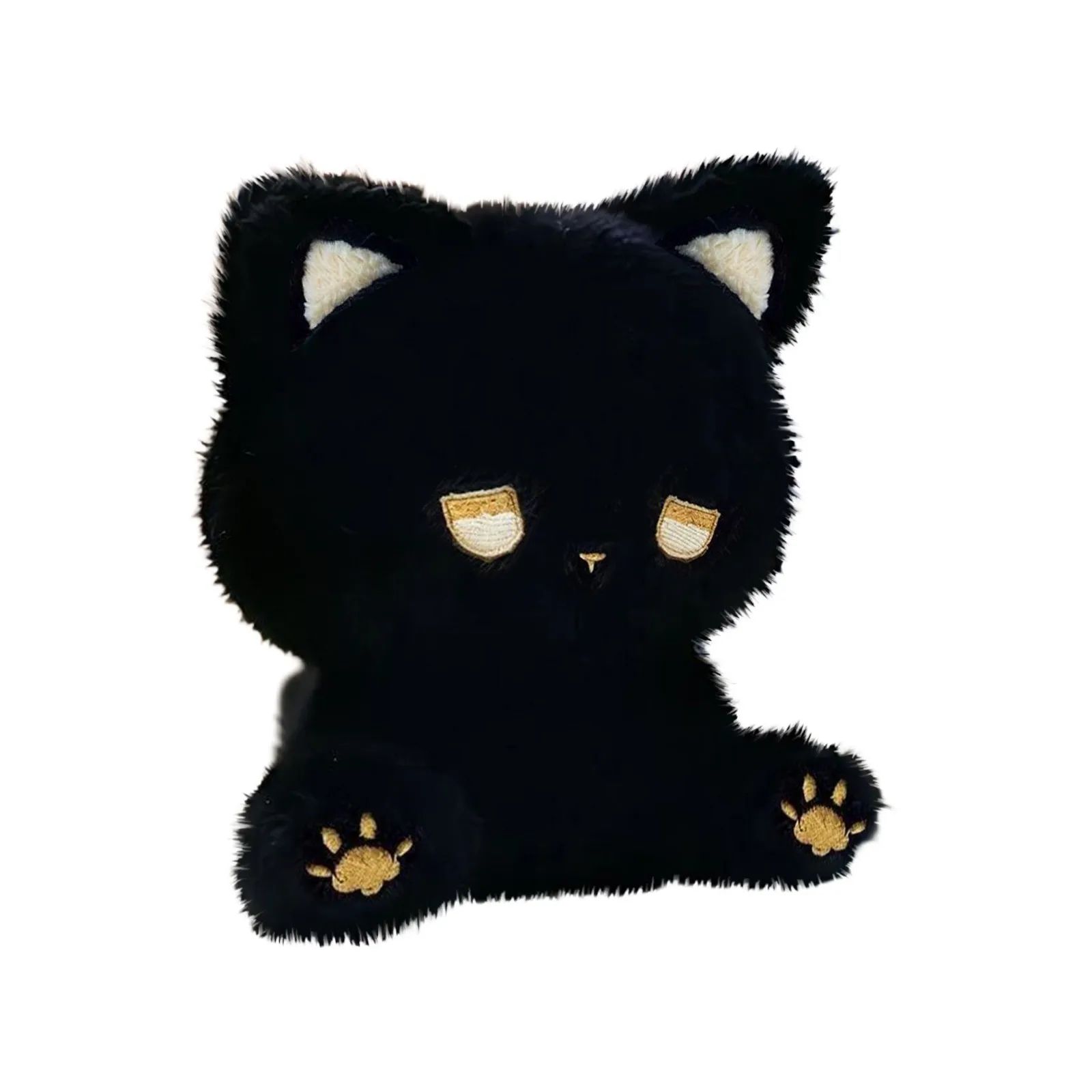 Cute Cat Plush Toy – Soft Kawaii Stuffed Animal Doll with PP Cotton Filling for Kids, Gifts & Room Decor