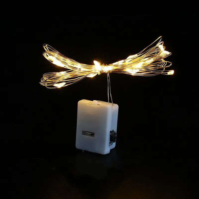 Fairy Lights String – 1/5/10pcs Battery Powered Decorative Lights for Wedding Christmas Bedroom Garden & Party Decor