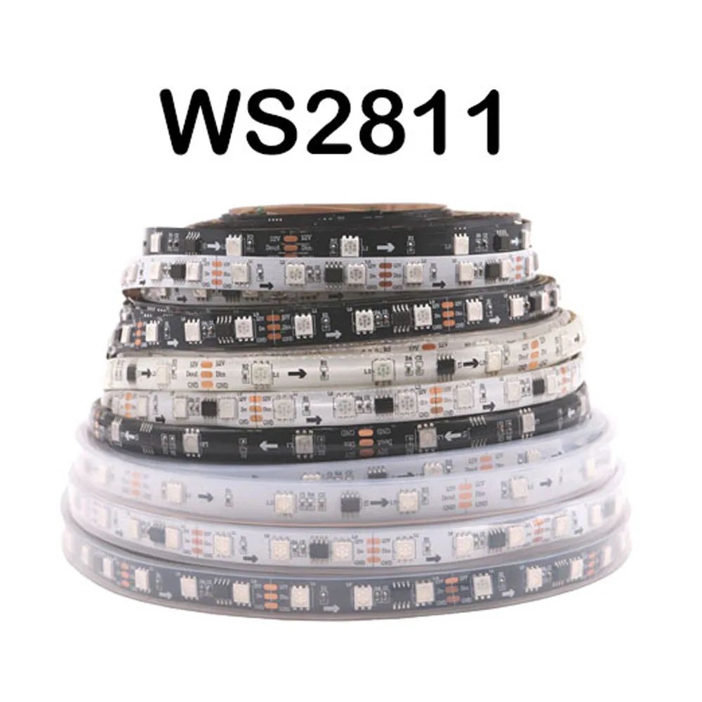 Smart RGBIC Addressable LED Strip – WS2812B WS2811 WS2813 WS2815 5050 RGB 30/60/144LEDs/m DC5V/12V Light