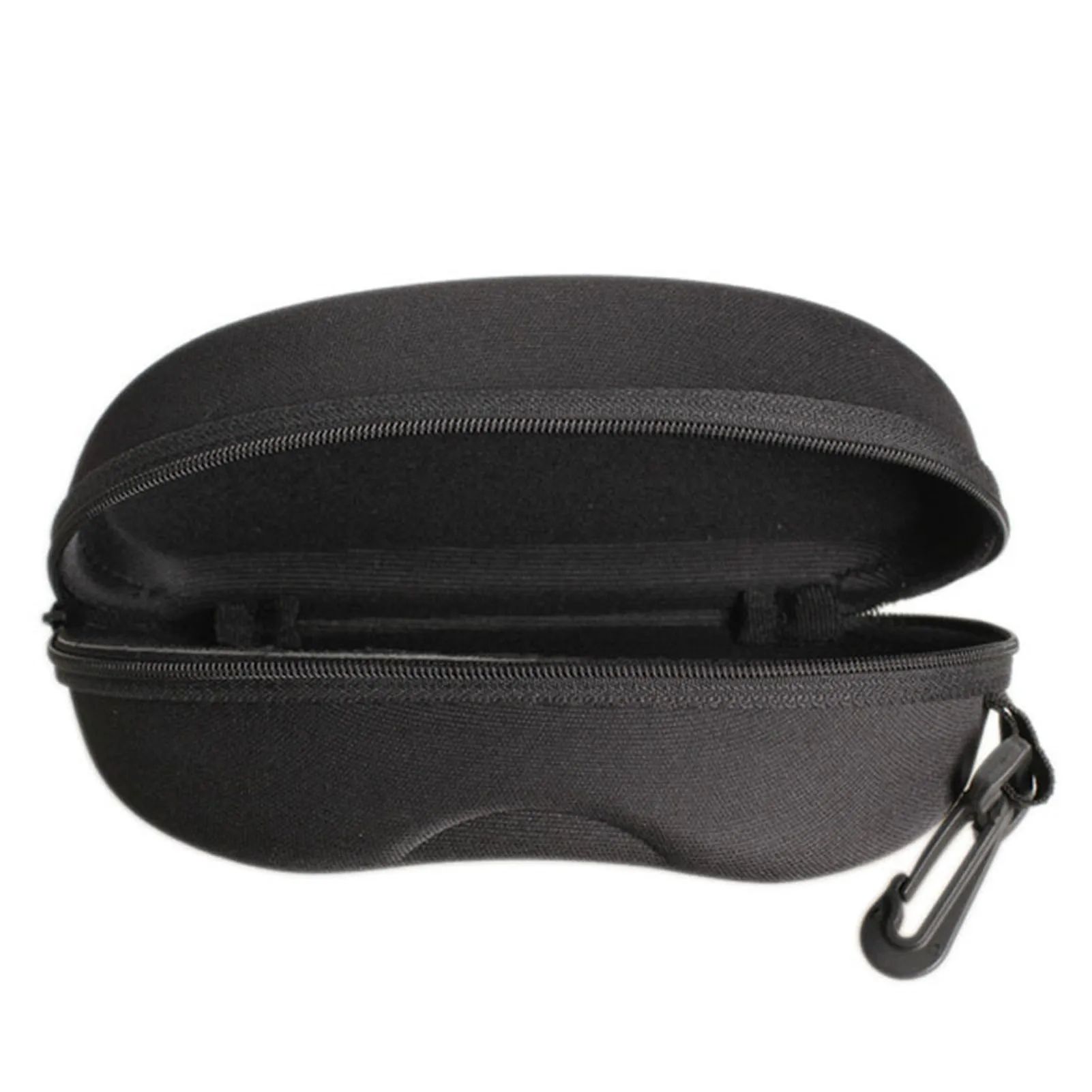 Hard Shell Sunglasses Case – Portable EVA Zipper Eyeglasses Holder with Hook for Travel, Reading Glasses & Eyewear